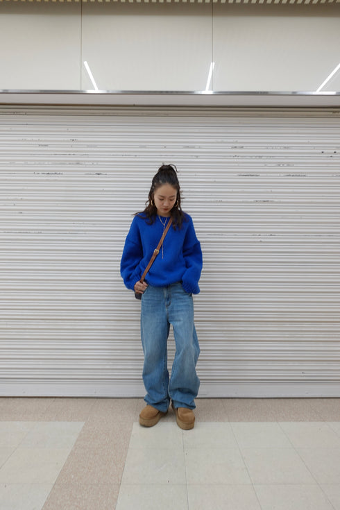 ルーズストレートデニム